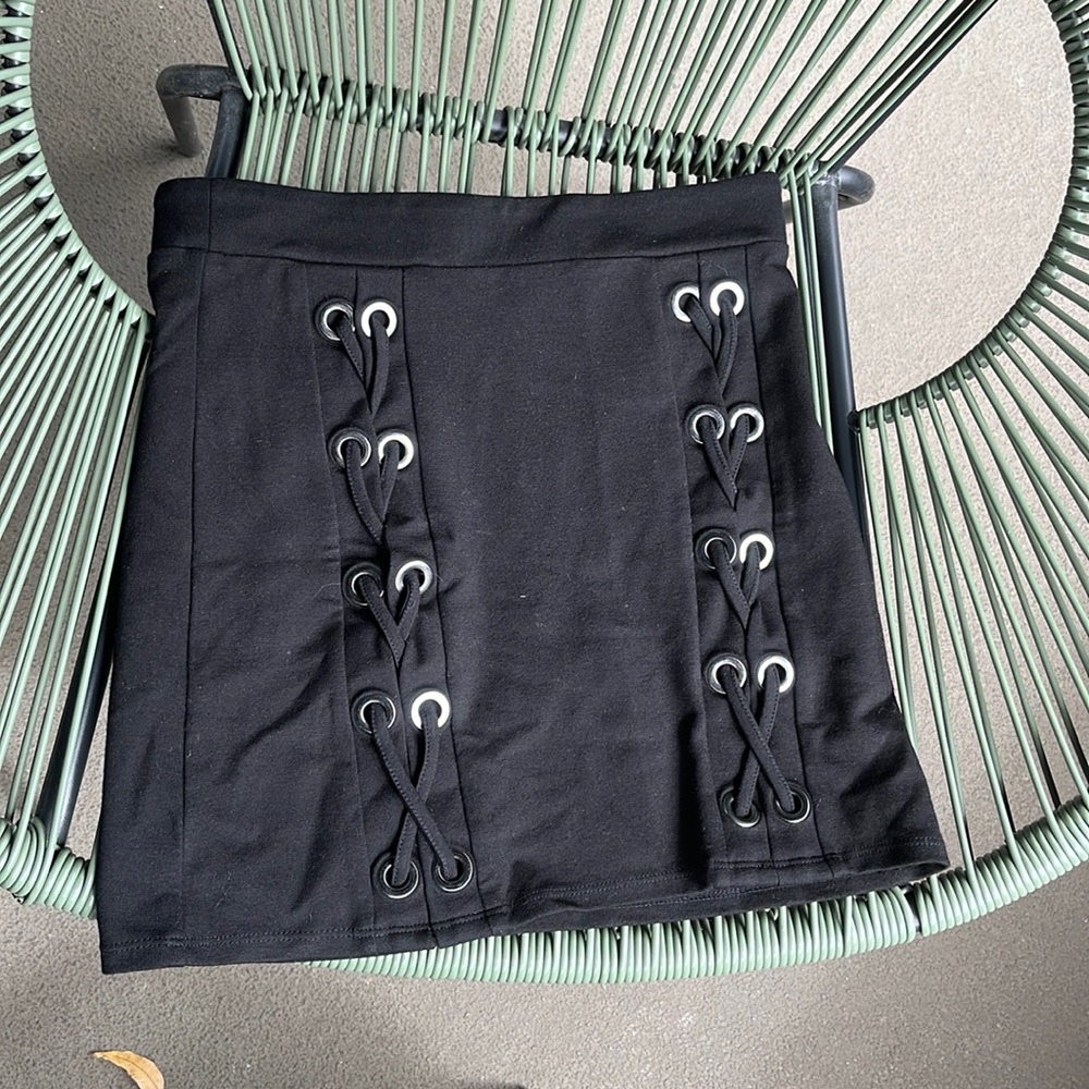 Black, Stretchy skirt